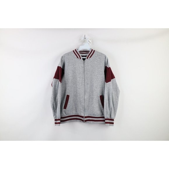 1989 STUDIO Gray jacket with side stripes